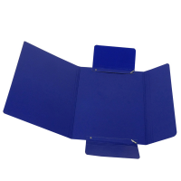 Cartellina con elastico presspan 3 lembi - 700 gr - 25 x 34 cm - blu - conf. 10 pezzi - Cart. Garda - CG0032PBXXXAE01 - 8001182000507 - DMwebShop