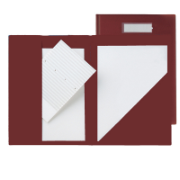Portablocco con tasche Compla 71 - rosso - 23 x 33 cm - Sei Rota 28007111