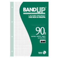 Ricambi BandUp forati rinforzati - A4 - 5 mm - con margine - 40 fogli - 90 gr - Bm - 0105496 - 8008234054969 - DMwebShop