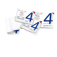 Blocco4 - 240 x 330 mm - 4 angoli - 20 fogli - 200 gr - liscio - 24 x 33 cm - conf. 10 pezzi - Pigna - 0220021GE - 8005235104525 - DMwebShop