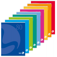 Maxiquaderno Color 80 - A4 - rigo di 3a - 40+2 fogli - 80 gr - copertina 250 gr - conf. 12 pezzi - BM - 0110586 - 8008234105869 - DMwebShop