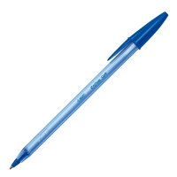 Penna a sfera con cappuccio Cristal Soft - punta 1,2mm - blu - conf. 50 pezzi - Bic 951434