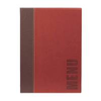 Portamenu' Trendy - A4 - 24 x 34 cm - bordeaux - 1 inserto doppio incluso - Securit - MC-TRA4-WR - 8717624240560 - DMwebShop