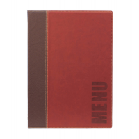 Portamenu' Trendy - A4 - 24 x 34 cm - bordeaux - 1 inserto doppio incluso - Securit - MC-TRA4-WR - 8717624240560 - DMwebShop