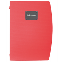 Portamenu' Rio - A4 - 24 x 34 cm - rosso - 1 inserto doppio incluso - Securit - MC-RCA4-RD - 8718226497512 - DMwebShop