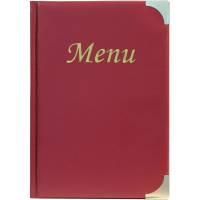 PortaMenu' Basic - A5 - 23,7 x 17 cm - PVC - bordeaux - 4+2 buste fisse incluse - Securit - MC-BRA5-WR - 8718226497420 - DMwebShop