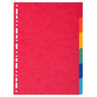Separatore Forever - 6 tacche - cartoncino riciclato - 220 gr - A4 - multicolore - Exacompta - 2006E - 3130630020066 - DMwebShop
