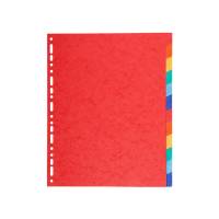 Separatore Forever - 12 tacche - cartoncino riciclato 220 gr - A4 maxi - multicolore - Exacompta - 2112E - 3130630021124 - DMwebShop