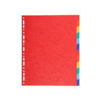 Separatore Forever - 12 tacche - cartoncino riciclato 220 gr - A4 maxi - multicolore - Exacompta - 2112E - 3130630021124 - DMwebShop
