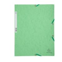Cartellina con elastico - cartoncino lustre' - 3 lembi - 400 gr - 24 x 32 cm - verde tiglio - conf. 25 pezzi - Exacompta - 55513E - 3130630555131 - DMwebShop