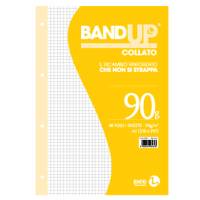 Blocco collato BandUp - fori rinforzati - A4 - quadretto 5 mm - 40 fogli - 90 gr - conf. 10 pezzi - BM - 0106433 - 8008234064333 - DMwebShop