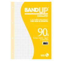 Blocco collato BandUp - fori rinforzati - A4 - quadretto 5 mm - 40 fogli - 90 gr - conf. 10 pezzi - BM - 0106433 - 8008234064333 - DMwebShop