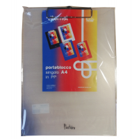 Portablocco con molla in metallo - copertina in PPL - A4 - trasparente opaco - Iternet - 7071TR - 8028422570712 - DMwebShop