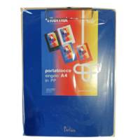 Portablocco con molla in metallo - copertina in PPL - A4 - blu - Iternet - 7071BL - 8028422370718 - DMwebShop