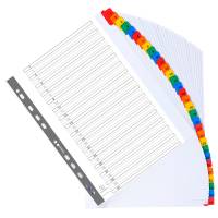 Separatore numerico 1/31 - cartoncino bianco 160 gr - tasti colorati - A4 maxi - Exacompta - 4131E - 3130630041313 - DMwebShop