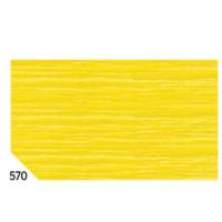 Carta crespa 50 x 250 cm 48 gr m2 giallo 570 confezione 10 rotoli - 9719