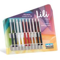 Penna mini a scatto da agenda colori assortiti - 9996