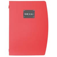 PortaMenu Rio 1 inserto doppio incluso A4,24 x 34 cm rosso - 9575