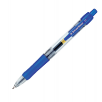 Penna a sfera a scatto con inchiostro gel - punta fine 0,7 mm - blu - Starline STL1209