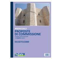 Blocco proposto commissione - 50-50 copia autoricopiante - 29,7 x 21,5 cm - Data Ufficio - DU16721C000 - 8008842585473 - DMwebShop