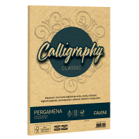 Carta Calligraphy Pergamena - A4 - 90 gr - oro 03 - conf. 50 fogli - Favini A69W204