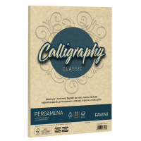 Carta Calligraphy Pergamena - A4 - 190 gr - crema 05 - conf. 50 fogli - Favini A692084