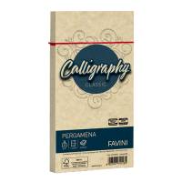 Busta Calligraphy Pergamena - 110 x 220 mm - 90 gr - crema 05 - conf. 25 pezzi - Favini - A572203 - 8007057741285 - DMwebShop