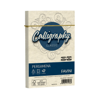 Busta Calligraphy Pergamena - 120 x 180 mm - 90 gr - naturale 06 - conf. 25 pezzi - Favini - A57Q207 - 8007057741360 - DMwebShop