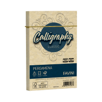 Busta Calligraphy Pergamena - 120 x 180 mm - 90 gr - crema 05 - conf. 25 pezzi - Favini - A572207 - 8007057741377 - DMwebShop