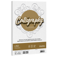 Carta Calligraphy Lino - A4 - 200 gr - bianco 01 - conf. 50 fogli - Favini A690614