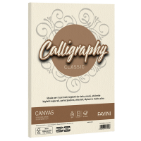 Carta Calligraphy Canvas - A4 - 100 gr - avorio 02 - conf. 50 fogli - Favini A69Q214