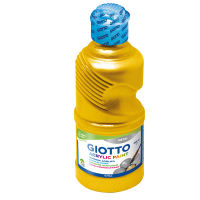 Tempera pronta acrilica - 250 ml - oro - Giotto - 53380000 - 8000825534225 - DMwebShop