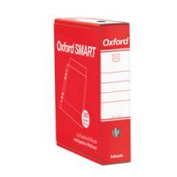Buste forate Oxford Smart - De Luxe - liscio - 22 x 30 cm - trasparente - conf. 300 pezzi - Esselte - 391098500 - 8004157098509 - DMwebShop