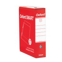 Buste forate Oxford Smart - De Luxe - liscio - 22 x 30 cm - trasparente - conf. 300 pezzi - Esselte - 391098500 - 8004157098509 - DMwebShop
