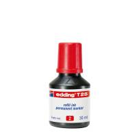 Ricarica Inchiostro per Marcatore Permanente - contenuto 30 ml - rosso - Edding - E-T25 002 - 4004764023875 - DMwebShop