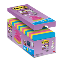 Blocchetto Super Sticky Z Notes - per dispenser - 76 x 76 mm - 90 fogli - conf. 16 blocchi - Post-it - 7100234249 - 51141401508 - DMwebShop