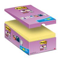 Blocco foglietti Super Sticky giallo Canary - 76 x 127 mm - 90 fogli - conf. 16 blocchi - Post-it - 7100234508 - 51141381039 - DMwebShop
