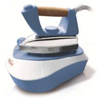 Ferro da stiro Pratica - a caldaia - 23 x 15 x 32 cm - 2000 W - 220/240 V - bianco-azzurro - Melchioni - 118530014 - 8006012291544 - DMwebShop