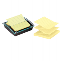 Dispenser Post it Super Sticky - giallo Canary - a righe - 101 x 101 mm - 90 fogli - Post-it - 7100067448 - 4891203055548 - DMwebShop