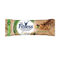 Barretta fitness al cioccolato al latte gusto nocciola - monoporzione da 22,5 gr - Nestle' 12517401