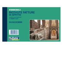 Blocco ricevute - fatture di affitto - 50-50 copie autoricalcanti - 16,8 x 10 cm - conf. 5 pezzi - Data Ufficio - DU1612C0000 - 90876A - DMwebShop