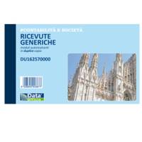 Blocco ricevute generiche - 50-50 copie autoricalcanti - 10 x 16,8 cm - conf. 5 pezzi - Data Ufficio - DU162570000 - 90888A - DMwebShop