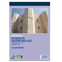 Blocco distinta acquisto carte valori - 50-50 copie autoricalcanti - 21,5 x 14,8 cm - Data Ufficio - DU1649C0000 - 8008842585299 - DMwebShop