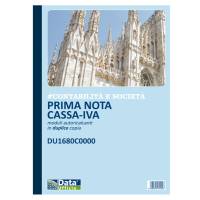 Blocco prima nota cassa-Iva - 50-50 copie autoricalcanti - 29,7 x 21,5 cm - Data Ufficio - DU1680C0000 - 8008842585541 - DMwebShop