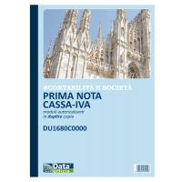 Blocco prima nota cassa-Iva - 50-50 copie autoricalcanti - 29,7 x 21,5 cm - Data Ufficio - DU1680C0000 - 8008842585541 - DMwebShop