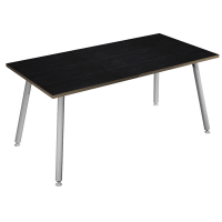 Scrivania Skinny Metal - 120 x 80 x H 74,4 cm - bianco-nero venato - Artexport