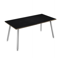 Scrivania Skinny Metal - 180 x 80 x H 74,4 cm - bianco-nero venato - Artexport - 6405-DJA-8C-AM - DMwebShop