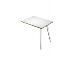 Allungo DX-SX per scrivanie Skinny Metal - 60 x 80 x H 74,4 cm - bianco - Artexport - 6417-DJA-3C-AM - DMwebShop