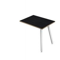Allungo DX-SX per scrivanie Skinny Metal - 60 x 80 x H 74,4 cm - bianco-nero venato - Artexport - 6417-DJA-8C-AM - DMwebShop
