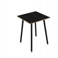 Tavolo alto Skinny Metal - 80 x 80 x H 105 cm - nero-nero venato - Artexport - 6401-DJC-8C-AQ - DMwebShop